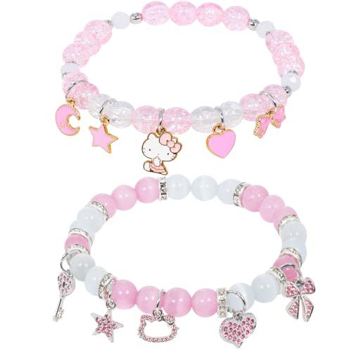 Charm Perlen Freundschaft Armband Set Karnz