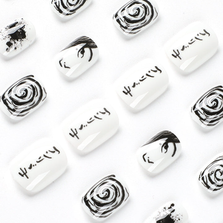 Kreative Nagelkunst mit Kunstmotiv Karnz