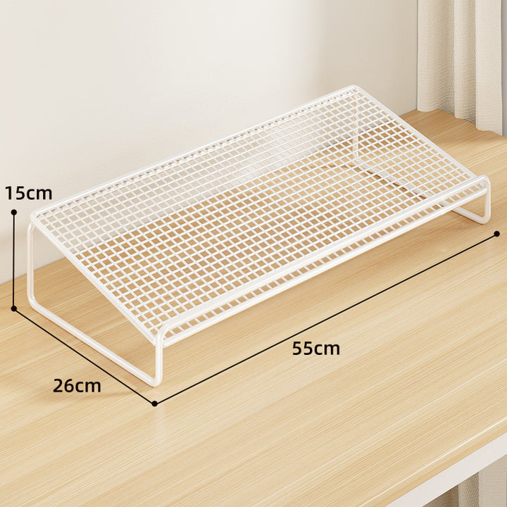 Mesh Stapelbarer Schreibtisch Organizer Regal Erhöher