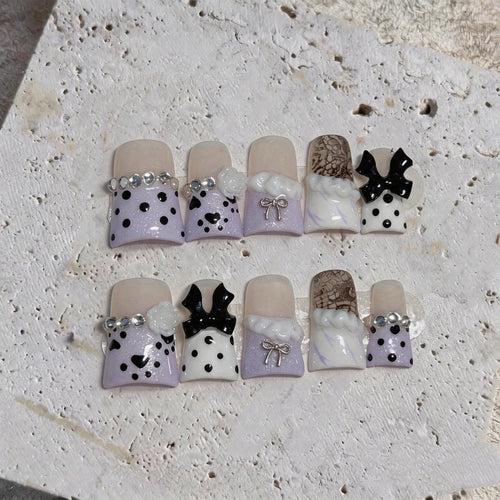 Dekorative künstlerische Druck-Nagelspitzen