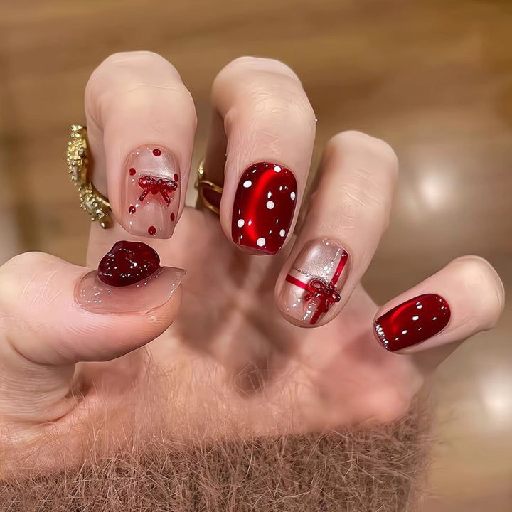 Premium ozean-inspirierte Press-On Nagelerweiterungen Karnz