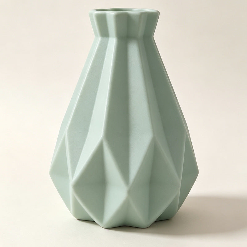 Moderne Winkel Dekorative Vase Karnz