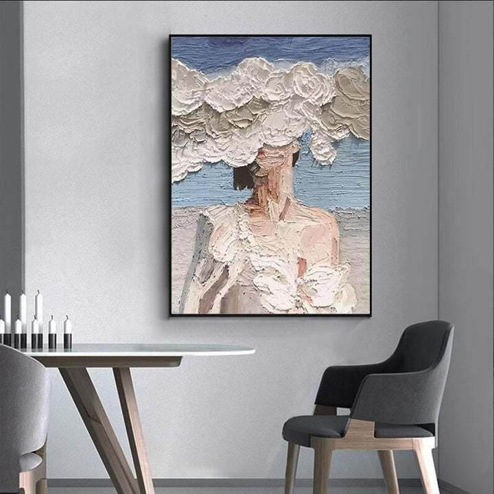 Texturierte künstlerische Leinwand Wandkunst
