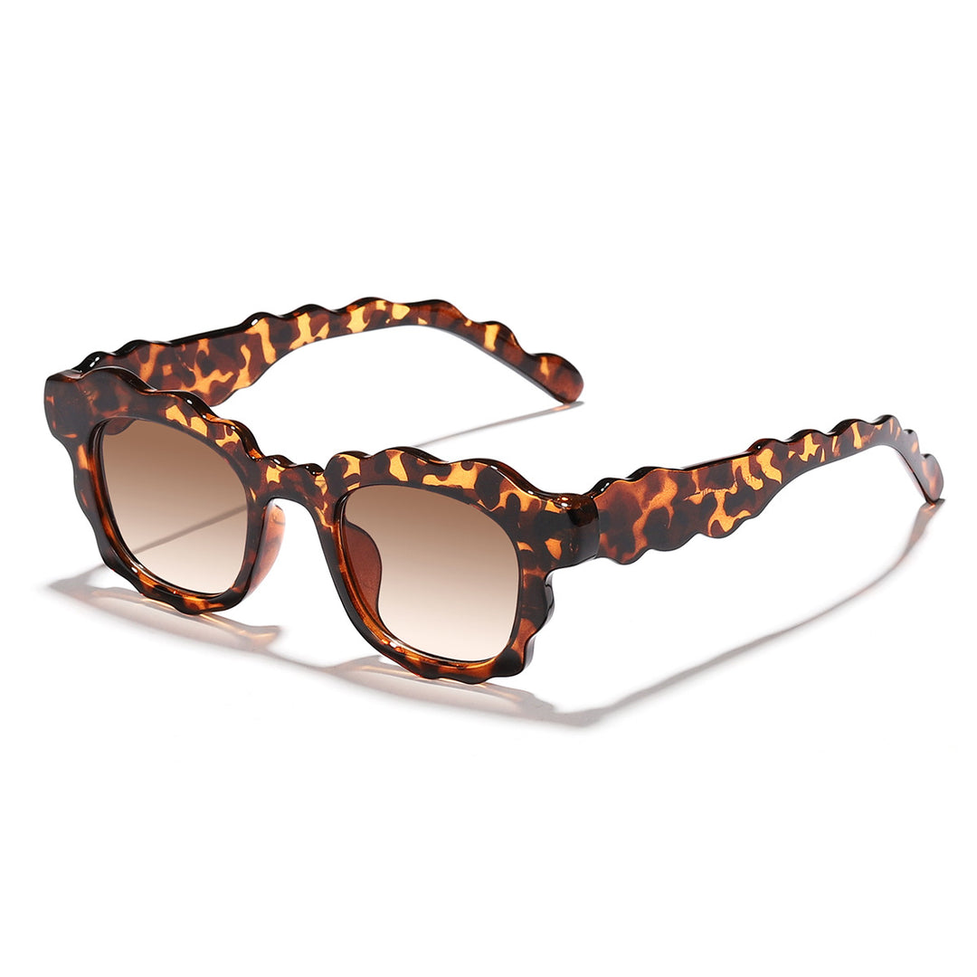 Damen auffällige Sonnenbrille im kreativ gestalteten Wolkenrahmen Karnz