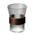 Damen Glas mit stilvollem Holzring Karnz