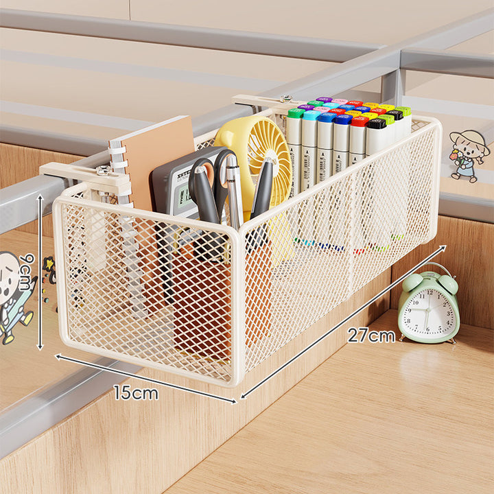 Mesh-Trennklammer Hängender Schreibtischorganizer Korb