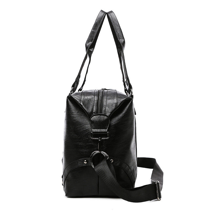 Luxuriöse Leder Wochenendreisetasche Karnz