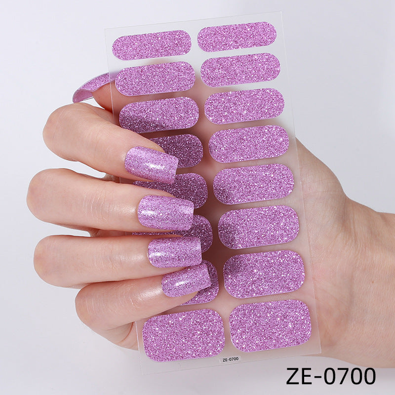 Glitter-Finish-Nagelüberzüge