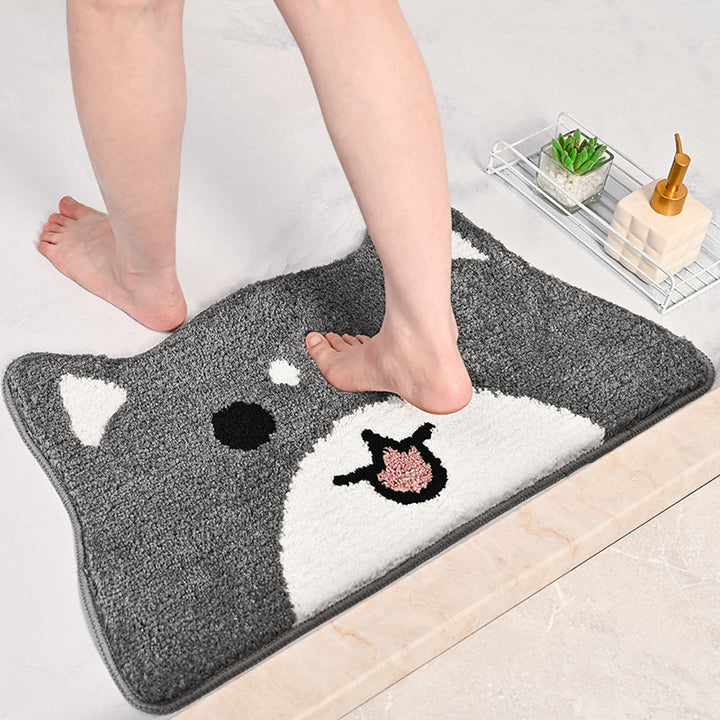 Verspielt Katzen-Themen Badezimmermatte Karnz