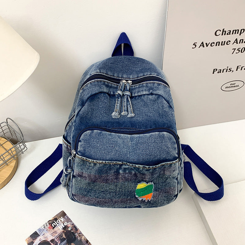 Lässiger Denim-Rucksack