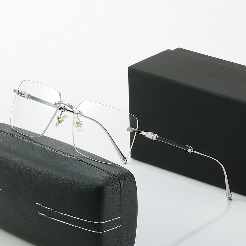 Damen modische Sonnenschutzbrille mit quadratischem Rahmen und luxuriösen Akzenten Karnz