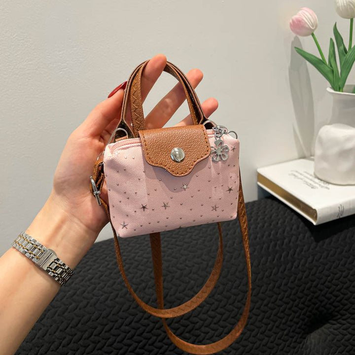 Mini Crossbody-Handtas mit dekorativen Details
