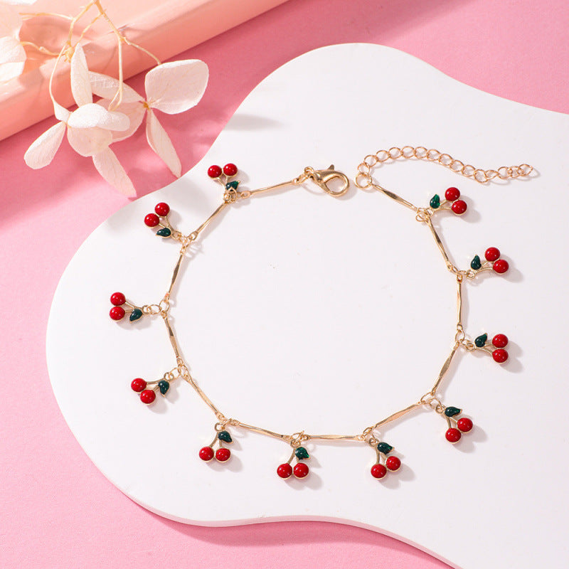 Kirschenblüten Charm-Armband Karnz