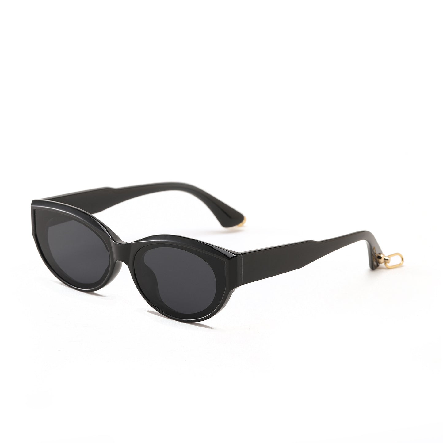 Damen modische Sonnenbrille mit transparentem Rahmen und UV-Schutz Karnz
