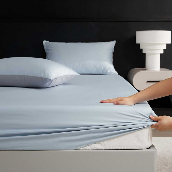 Wendbare Premium-Baumwollsatin-Bettgarnitur mit seidenweichem Finish