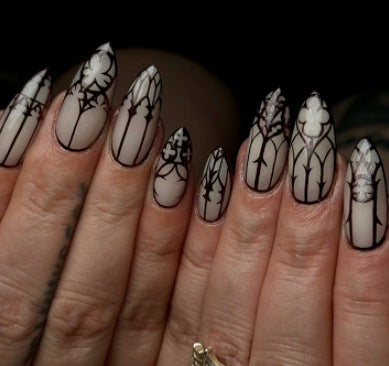 Artistische Stiletto Press-On Nagelkunst Karnz