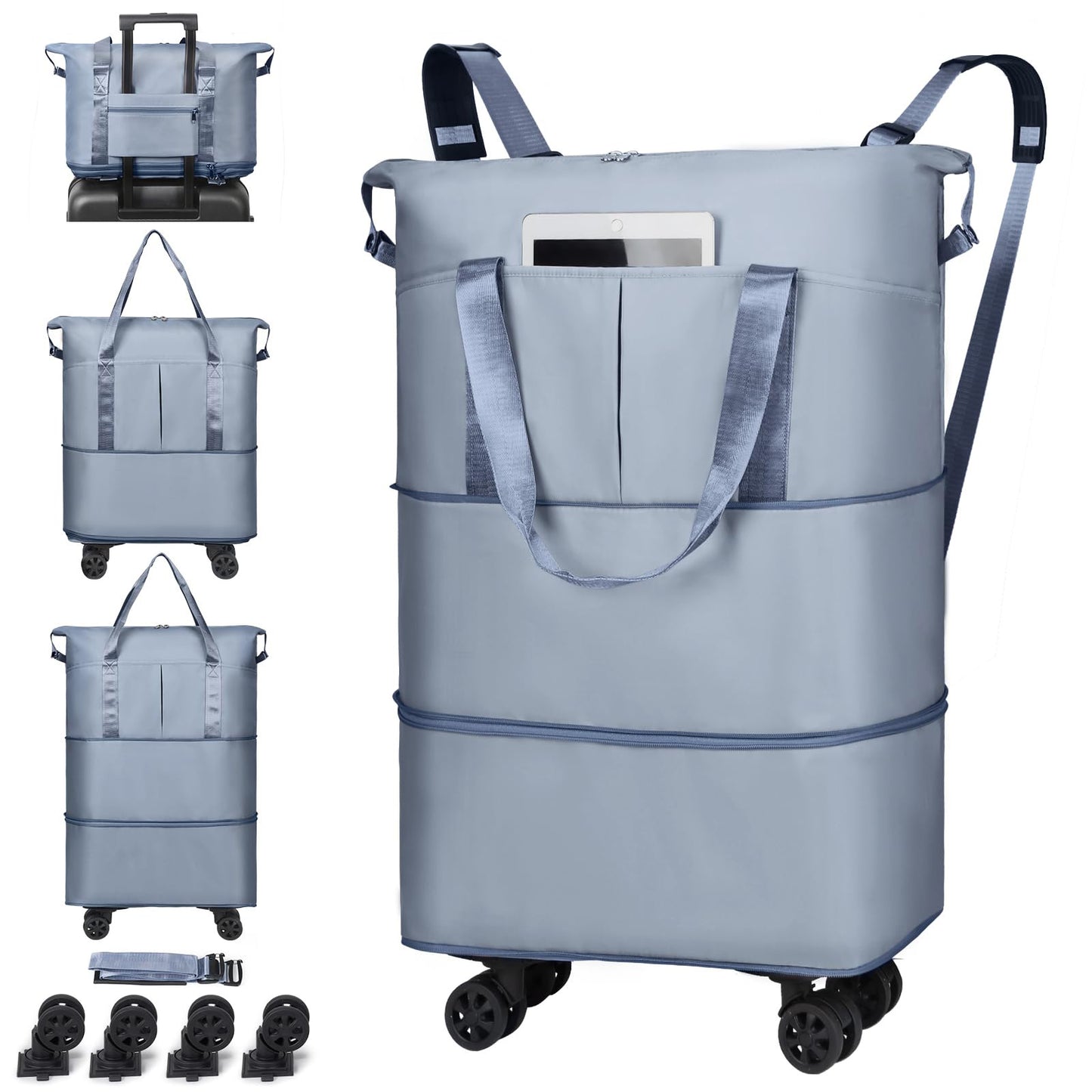 Damen Rollbare Einkaufstasche Karnz