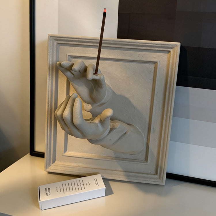Künstlerische Hand Wand Skulptur