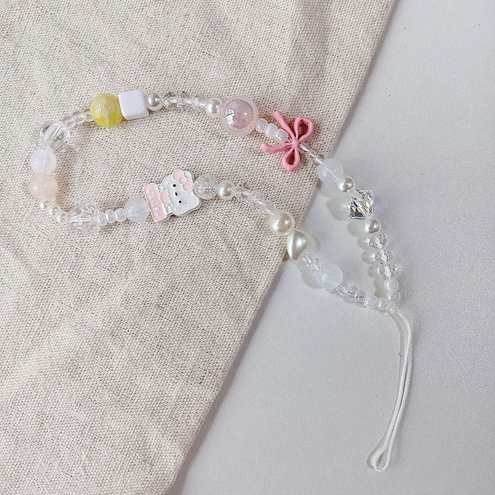 Verspielte Perlen-Charm-Halskette Karnz 1790135621