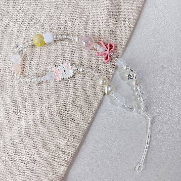 Verspielte Perlen-Charm-Halskette Karnz 1790135621