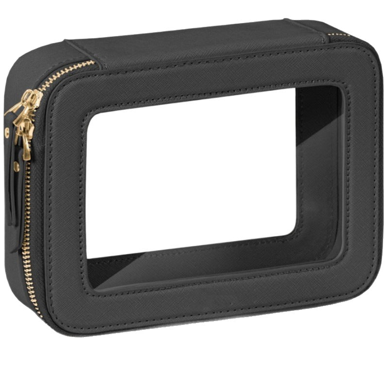 Elegante Kosmetiktasche mit Sichtfenster Karnz