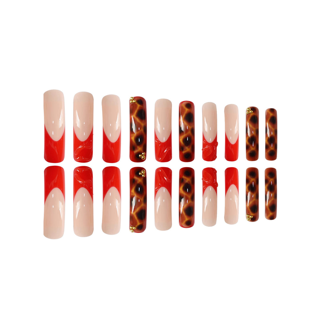 Kreative Acryl Press-On Nagelkunst Karnz
