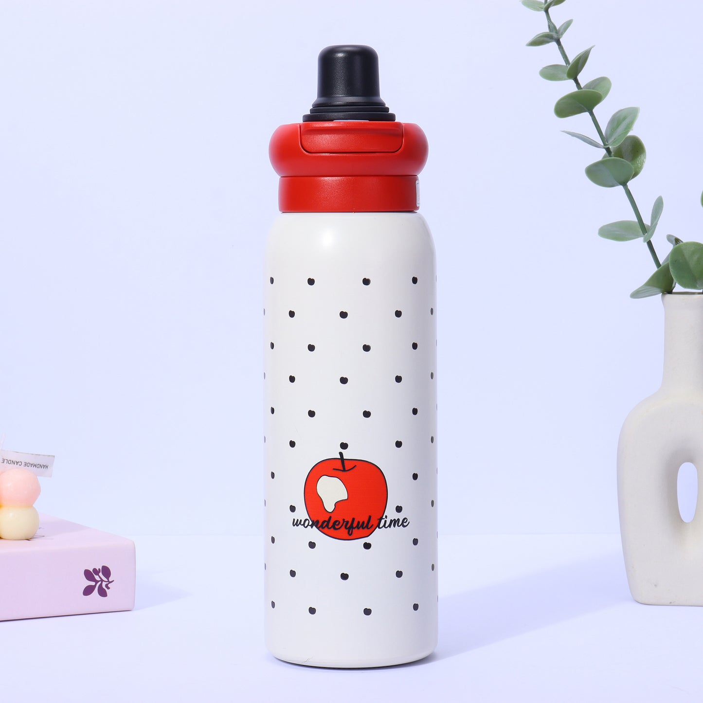 Damen Thermo-Trinkflasche mit rutschfestem Griff und ausgefallenem Design Karnz