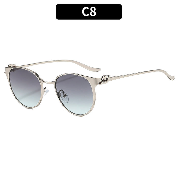 Zeitgenössisches Design Stylische Cat-Eye Sonnenbrille