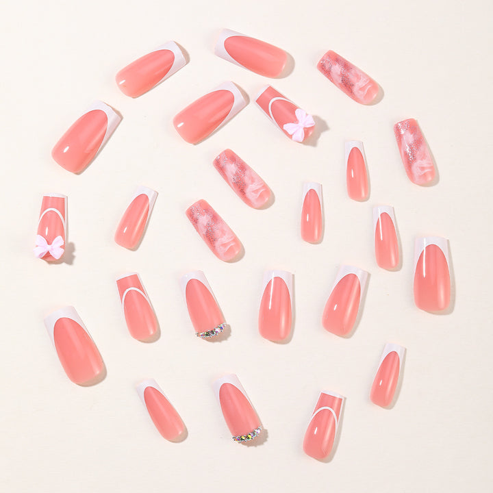 Elegante 3D Acryl Nagelkunstverlängerungen Karnz