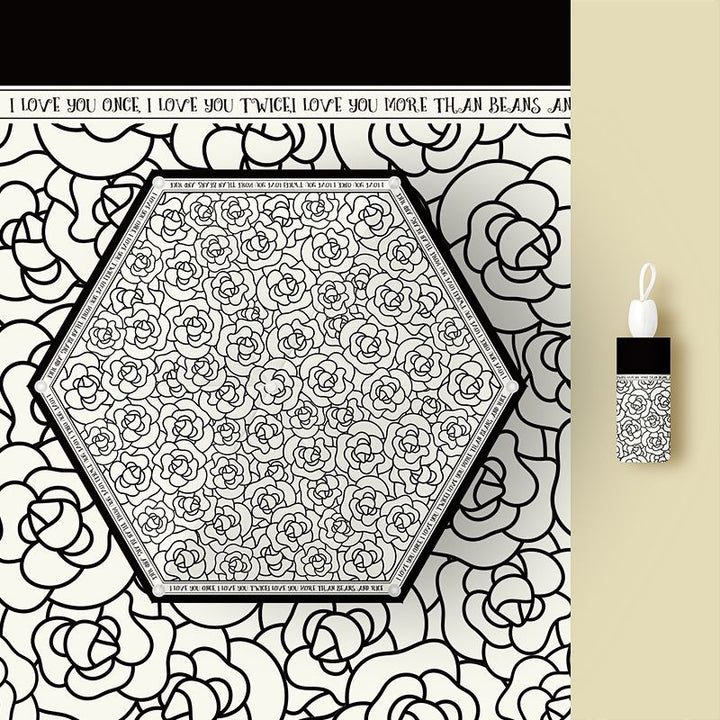 Damen Faltregenschirm mit verspieltem Blumendesign Karnz