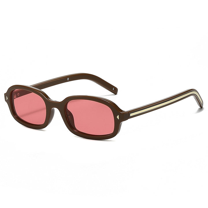 Retro-inspirierte rechteckige Sonnenbrille Karnz