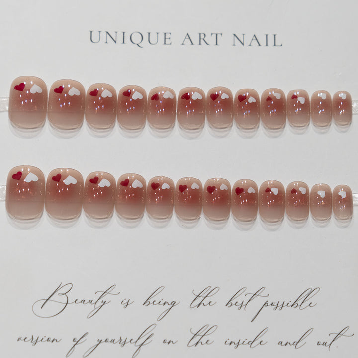 Herz Detail Nagelkunst Design