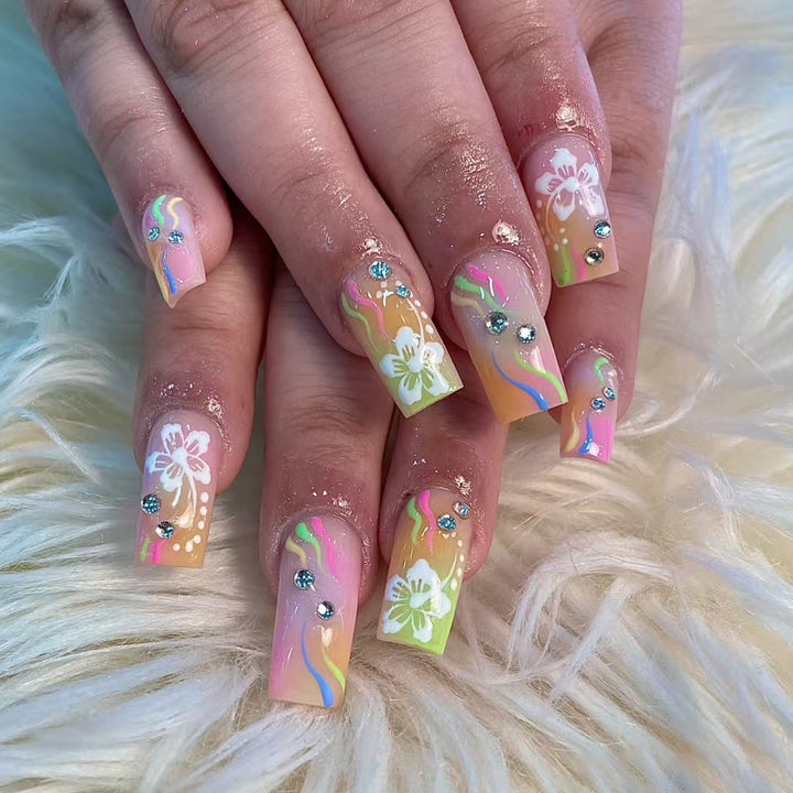 Dekoratives Acrylnagelkunstset