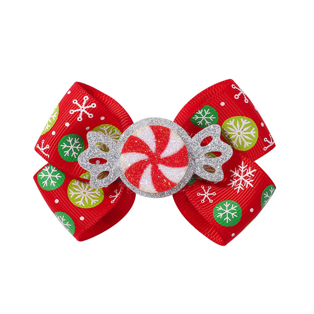 Festlicher Feiertags-Haarbow-Clips Karnz