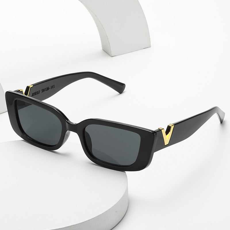 Damen modische Sonnenbrille mit trendigem Leopardenmuster und robustem Rahmen Karnz
