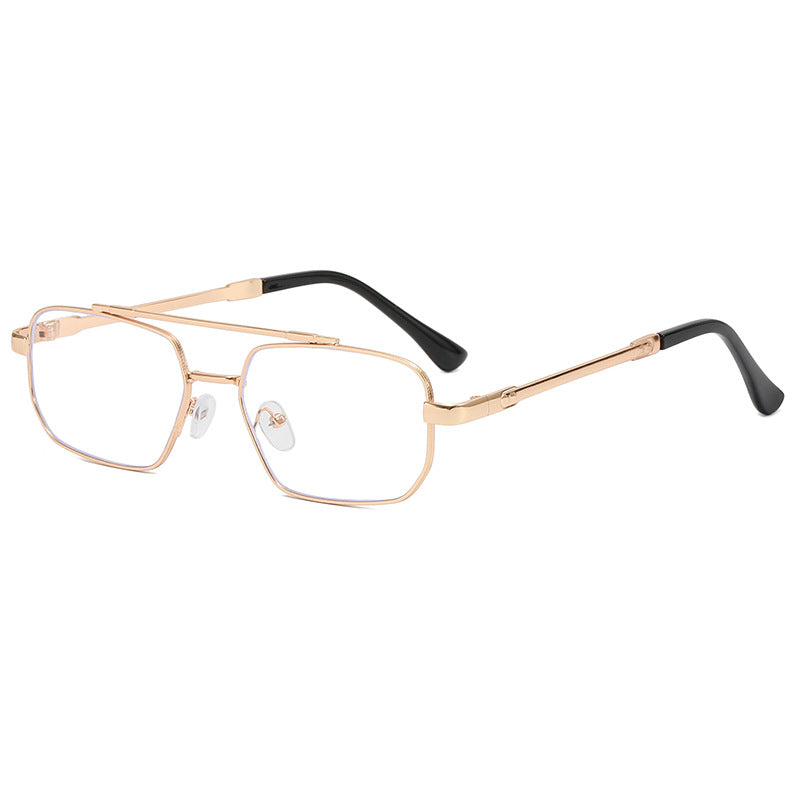 Damen modische geometrische Brille mit leichtem Metallrahmen Karnz