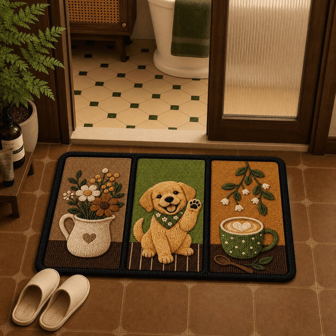 Dekorative Hunde-Themen-Bodenmatte