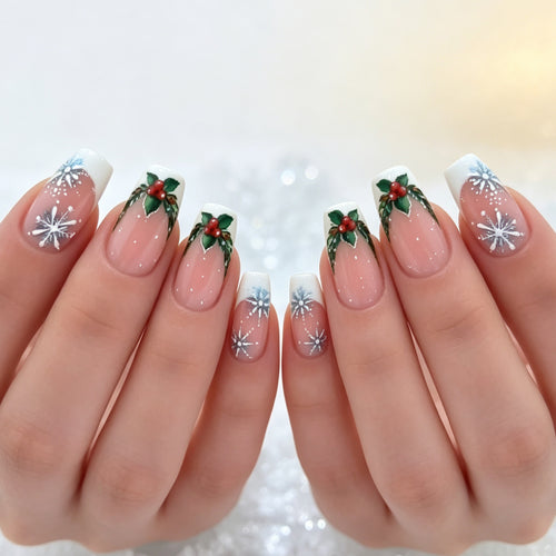 Weihnachts-Themen Künstlerische Nagelverstärkungen Karnz