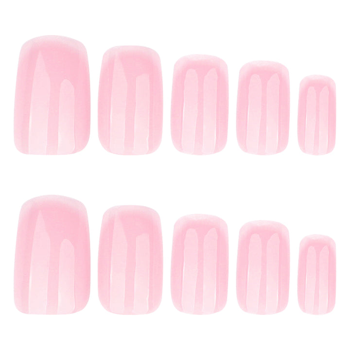Künstliche Nagelverlängerungen mit elegantem Ombre-Effekt Karnz