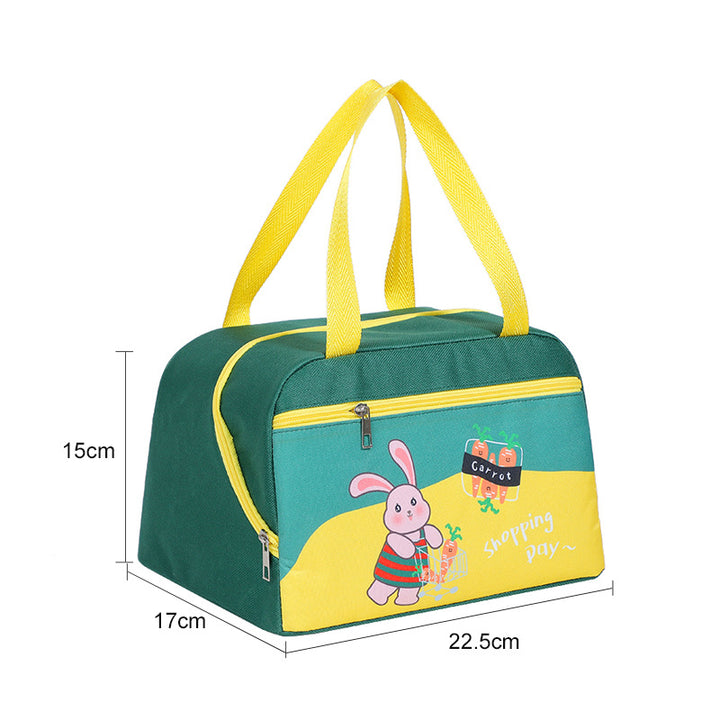 Niedliche cartoonisolierte Lunch-Tasche