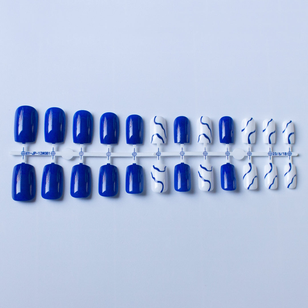 Kreatives Marmor Nagel Kunst Set