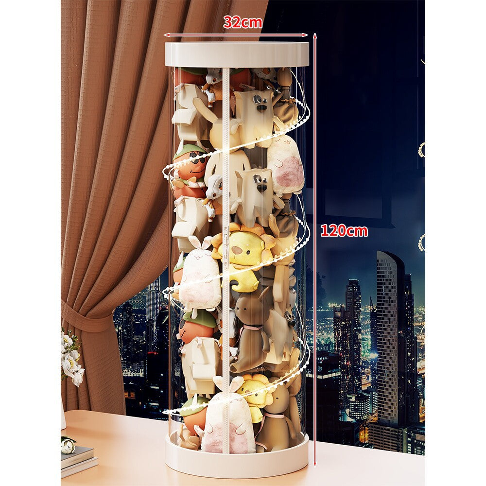 Hohe klare Acryl-Plüschspielzeug-Display-Turm-Organizer