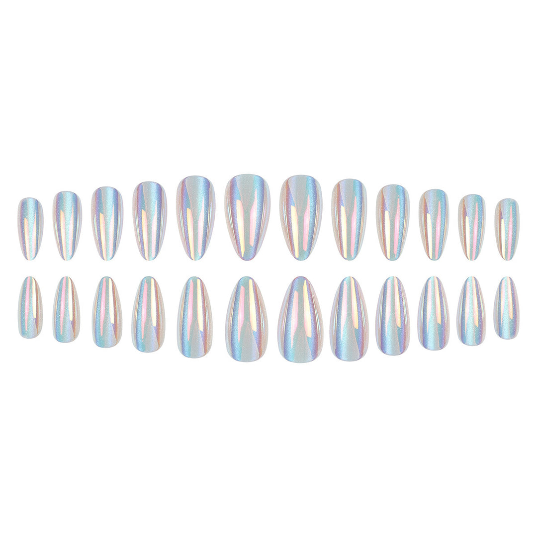 Iridescent Stiletto Nagelkunst Set Karnz
