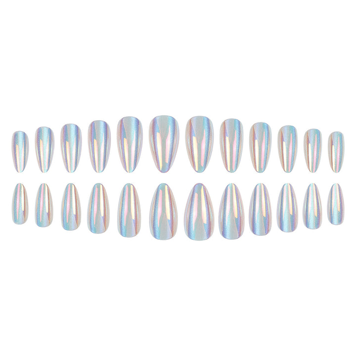 Iridescent Stiletto Nagelkunst Set Karnz