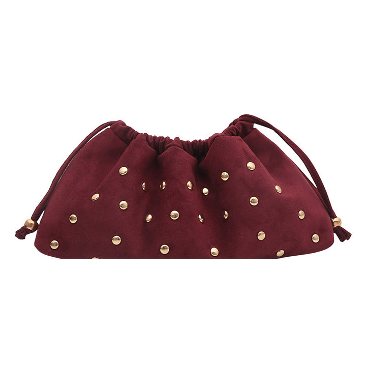 WoChic Nieten Drawstring Clutch Tasche Karnz