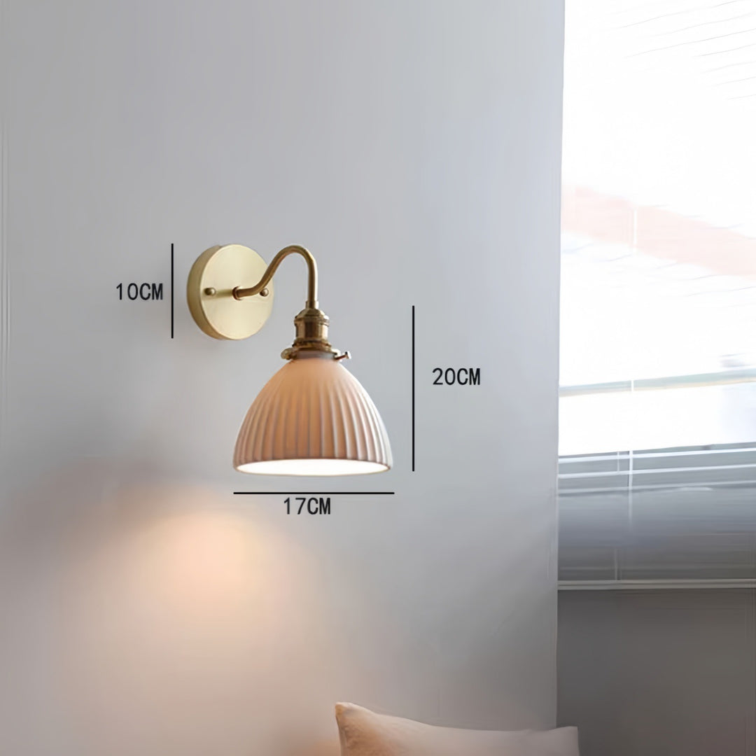 Elegante Wandlampe
