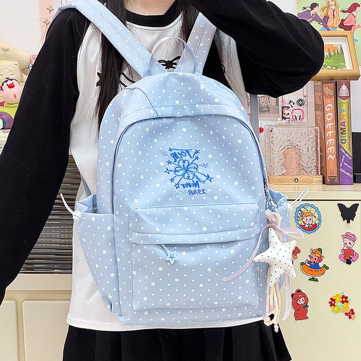 Stylische Schachbrettdruck-Rucksack Karnz