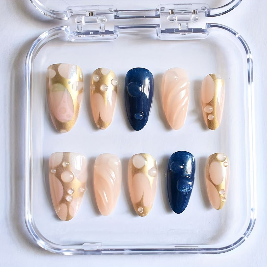 Romantische Blumen temas Press-On Nagelkunst Karnz