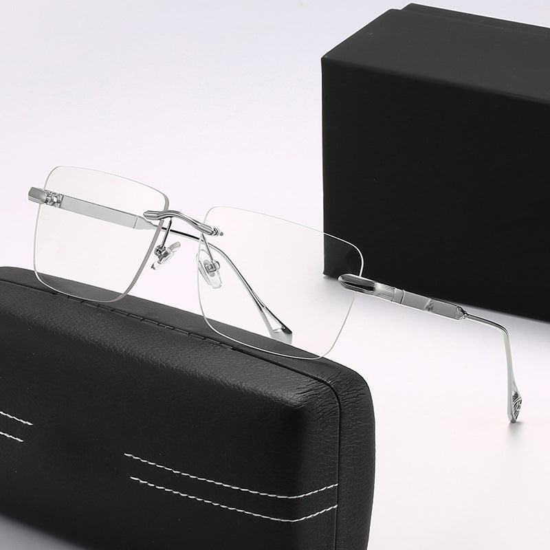 Damen modische quadratische Sonnenbrille mit luxuriösen Metall-Akzenten Karnz
