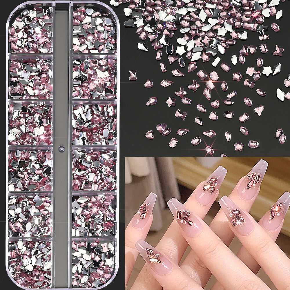 Nagelkunst Dekorative Edelsteinset